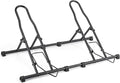 cyclists Indoor Bike Floor Stand - Bike Rack Floor Parking for Garage/Home - Bike Storage Bicycle Parking Rack Fit 20”-29” Mountain Road Bikes (For 2 Bikes)
