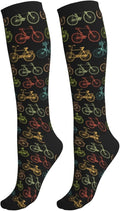 bassyil Compression Socks for Women & Men Circulation 15-20 mmHg Knee High Best Support for Nurses Travel Running Athletic
