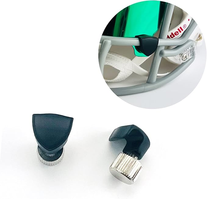 Mini Football Helmet Visor Clear with Clips Universal Fit for Collectors and Display