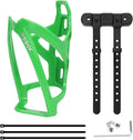 Bike Water Bottle Holder Ultra-Light Bicycle Bottle Cages with Cage Mounting Base for Road MTB Bikes (Green)