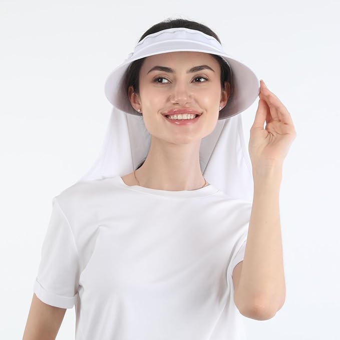 Tontron Horsriding Helmet Visor |Helmet Sunshade with Removable Neck Flap