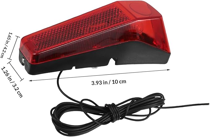 Housoutil Bicycle Light Kit Front and Rear LED Turn Lights Rechargeable Bike Headlight Taillight Set for Night Riding and Dirt Bikes Accessories