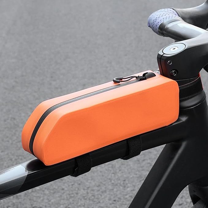 LAFANDE Bike Frame Bag, Waterproof Bike Top Tube Bag, Bicycles Front Frame Bag Top Tube Bike Pouch, Cycling Tools Storage Bag for Road Mountain bicycles Outdoor Cycling Travel Hiking