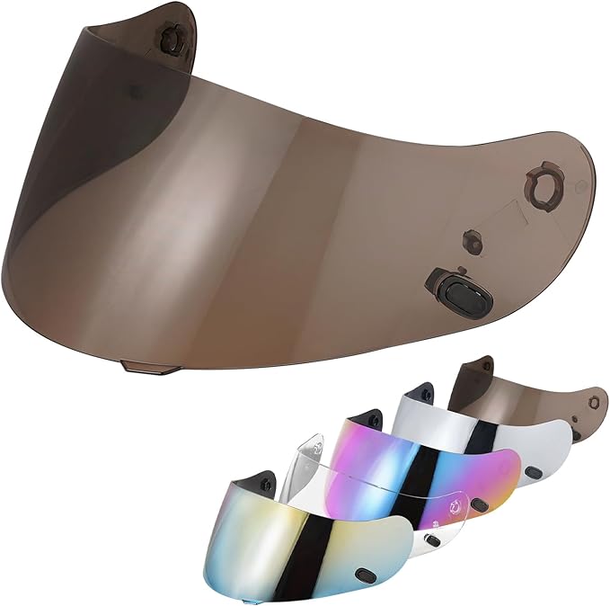 HJ-09 Helmet Visor Face Shield Compatible with CL-15/ CL-16/ CL-17/ CL-SP/AC-12 /FS-10/ CS-R1/ IS-16/ CS-R2/ TR-1 (Black)