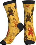 Crew Athletic Socks Funny Crazy Casual Sports Novelty Dress Socks for Women Men Running Hiking