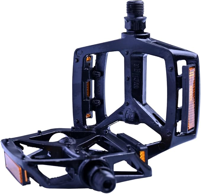 Mountain Bike Pedals, Aluminum Flat Bike Pedals Adult, MTB and Road Bike Pedals.9/16 Inch Platform and Clipless Pedals for City,Urban, and E-Bike.1 Pair(2Pcs).