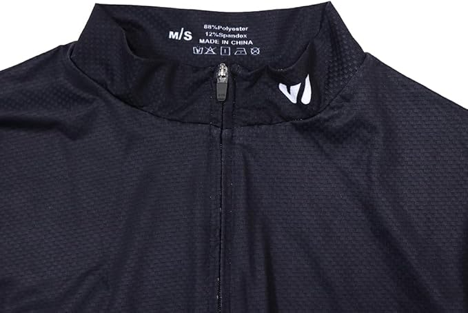 Men's Cycling Jerseys Long Sleeve Bike Biking Shirts Full Zip with Pockets Road Bicycle Clothing