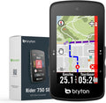 Bryton Rider 750SE 2.8 Inch Colour LCD Touchscreen GPS Bike Computer Offline EU Map Compatible with Bicycle Radar 40 Hours Battery Life Navigation with Turn-by-Turn Follow Track