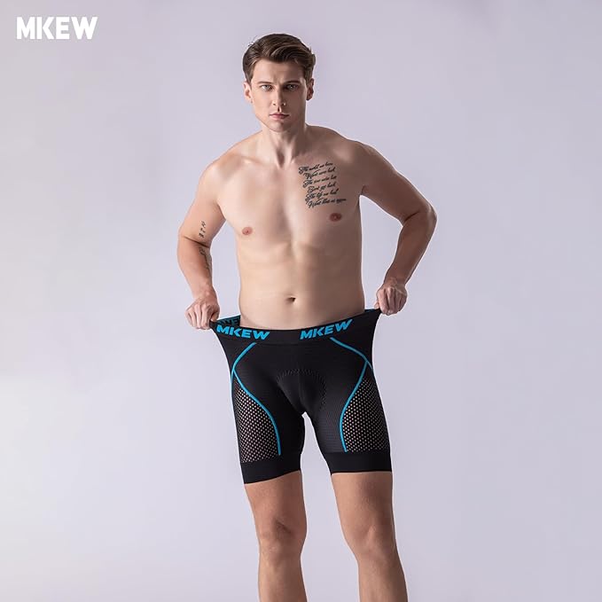 Men's High Density Sponge Padded Cycling Underwear Bike Shorts Underwear MTB Liner Road Biking Bicycle Clothes ﻿