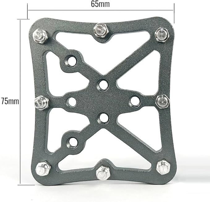 Clipless Clip-in Platform Adapter Pedal for Shimano SPD Pedals Aluminum Alloy Bike Pedal Adapter