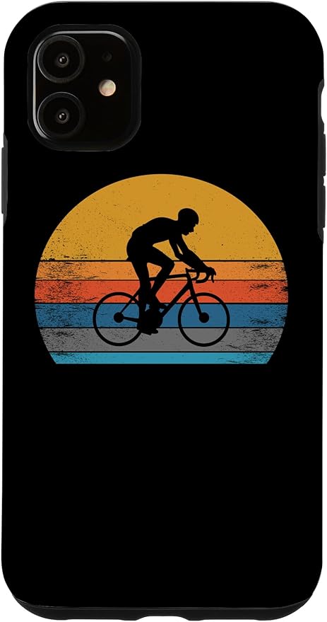 Racing Road Bike Vntage Cycling Riding Racing Bike Bicycle Case for iPhone 11
