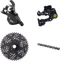 Box Four 8 Speed Multi Shift Non E-Bike and Single Shift E-Bike Cycling Groupset with Rear Derailleur, Shifters, Cassette, Chain, Shift Housing Kit Components Mountain Bike Drivetrain Upgrade