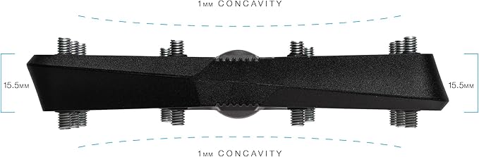 Crankbrothers Stamp Flat MTB Pedals - Size-Specific, Lightweight, Versatile, Durable Bike Pedals