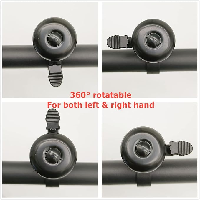 Bike Bell, Cute Mini Bicycle Bell, Crisp Bike Bells for Adults and Kids, Bicycle Bells for Handlebars, Loud Cycling Ring Bell for Road Bike Mountain Bike Scooter