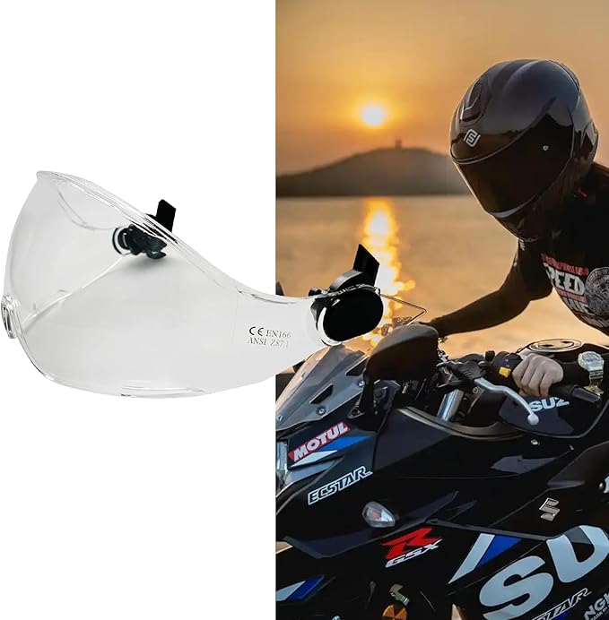 Safety Hard Hat Visor - ANSI Z87 Face Protection, Replacement Hard Hat Visor Attachment for Construction Helmets, Eye Protector, Universal Hard Hat Accessories