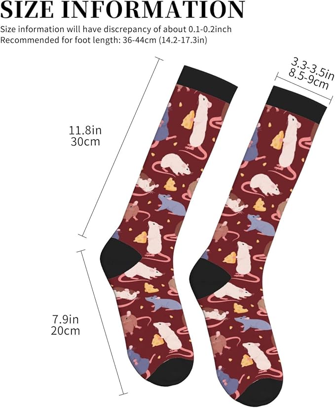 bassyil Compression Socks for Women & Men Circulation 15-20 mmHg Knee High Best Support for Nurses Travel Running Athletic
