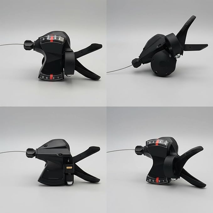 Right 8 Speed Thumb Gear Lever with Optical Display, Handlebar Index Shifting Control for Mountain City Commuter Bicycle