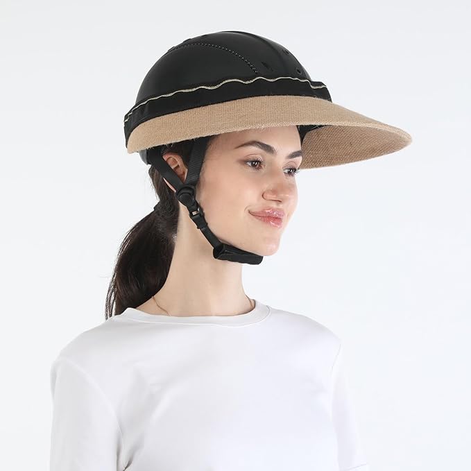 Tontron Horsriding Helmet Visor |Helmet Sunshade with Removable Neck Flap