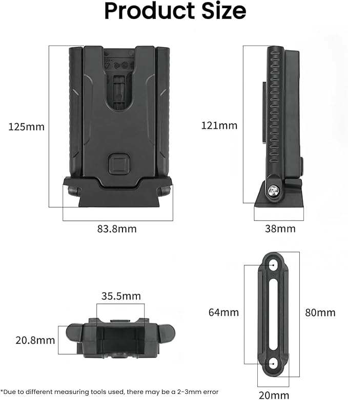 Adjustable Bike Pedal Stand for Outdoor Parking Storage Foldable Bicycle Storage Rack Mount Height Adjustable 7.5cm Suitable for Road Mountain Bicycles