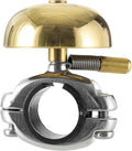 CATEYE OH-2200 Yamabiko Bicycle Bell – Classic Brass Bike Bell with Loud 85 Decibel Sound for Safety, Fits Road, MTB, Kids Bikes, Aluminum Bolt-on Design