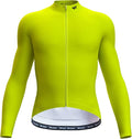Men's Cycling Jerseys Long Sleeve Bike Biking Shirts Full Zip with Pockets Road Bicycle Clothing