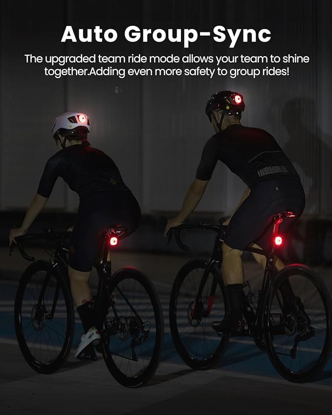 Magicshine SEEMEE 150 MAG Magnetic Rear Bike Lights,USB-C Rechargeable FTR LightSync Control Technology, IPX6 Waterproof Safety Rear Bicycle Lights, Cyclist Gifts for Men & Kids