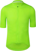 Men's Cycling Jersey Zipper Pocket Short Sleeve Lightweight Aero Race Fit Bike Jersey, UPF 50+ Biking Cycling Shirt