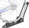 BikeHand Bicycle Floor Parking Rack Stand - for Mountain MTB & Road Bikes Indoor Outdoor Garage Storage - Floor Mounted Classic Rack or for Fat Bike Rack - Max Tire Width 2.4"