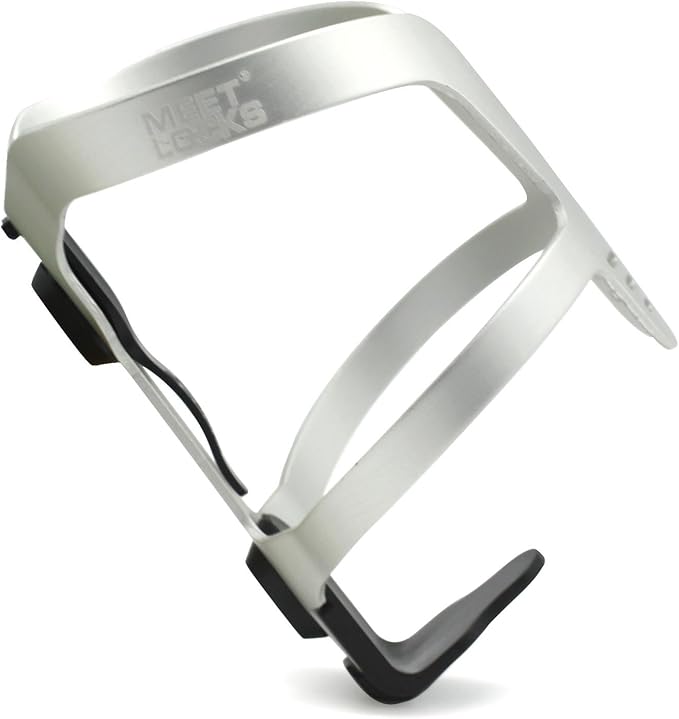 MEETLOCKS Bike Water Bottle Cage, Bicycle Water Bottle Holder, Ultra Quality Spring Aluminum Body