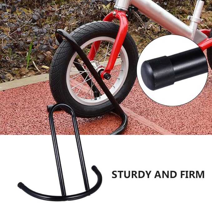 Kisangel 2Pcs Balance Bike Parking Rack Iron Bike Holder Parking Stand Balance Display Mountain Bicycle Stand for Storage Accessories