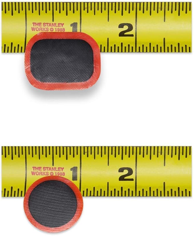 RocRide 8 PC Bike Inner Tube Patch Kit. Bicycle Tire Repair Kit.