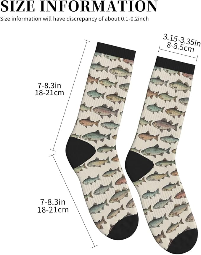 Crew Athletic Socks Funny Crazy Casual Sports Novelty Dress Socks for Women Men Running Hiking