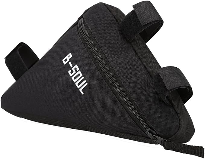 Triangle Bag Waterproof Frame Front Tube Pouch Bag Ox Quick Release Front Saddle Cycling Top Tube Triangle Tool Bag (Black) Bobilife Triangle Frame Bag Front Triangl