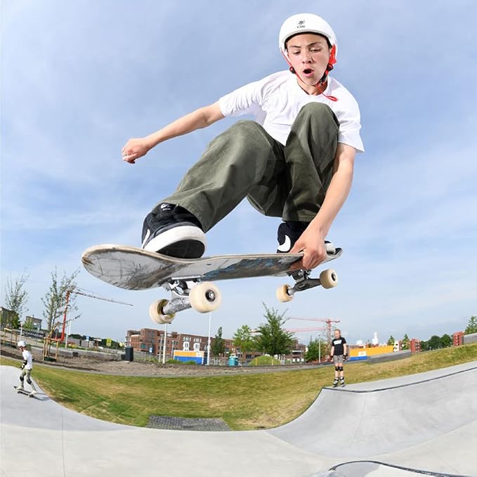 TSG Evolution Bike & Skate Helmet | for Cycling, BMX, Skateboarding, Rollerblading, Roller Derby, E-Boarding, E-Skating, Longboarding | Triple Certified, Swiss Design