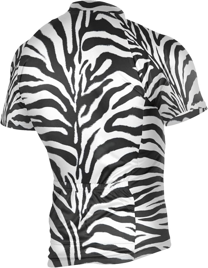 Men's Cycling Bike Jersey Short Sleeve Moisture Wicking, Breathable, Quick Dry Biking Shirt with 3 Rear Pockets