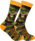 FUNATIC Funny Outdoor Themed Socks for Men Women - Novelty Gifts For Golfing, Fishing, Hunting, Bigfoot, Pickleball, and More