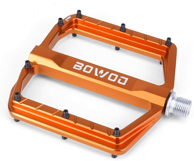 Bike Pedals 9/16" Lightweight Non-Slip Bicycle Platform Pedals - Fits Most Adult Bikes & Mountain Bikes &MTB, Road Bikes and Slip-Resistant Design