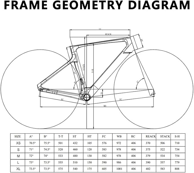Carbon Fiber Road Bike Frameset 700C 46/48/51/54cm Disc Brake Breaking Wind Racing Frames Front12×100mm Rear12×142mm Thru Axle Frame with Fork Internal Routing