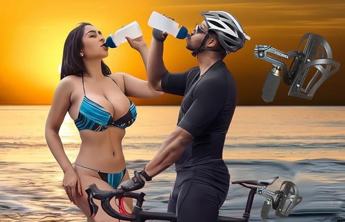 Bike Seat Water Bottle Holder | Behind Saddle Bottle Cage Rack Rack With 2 Bottle Cages | A Key Triathlon Bike Accessory | Behind Seat Bottle Holder That Performs | For Road Tri Specific Bikes