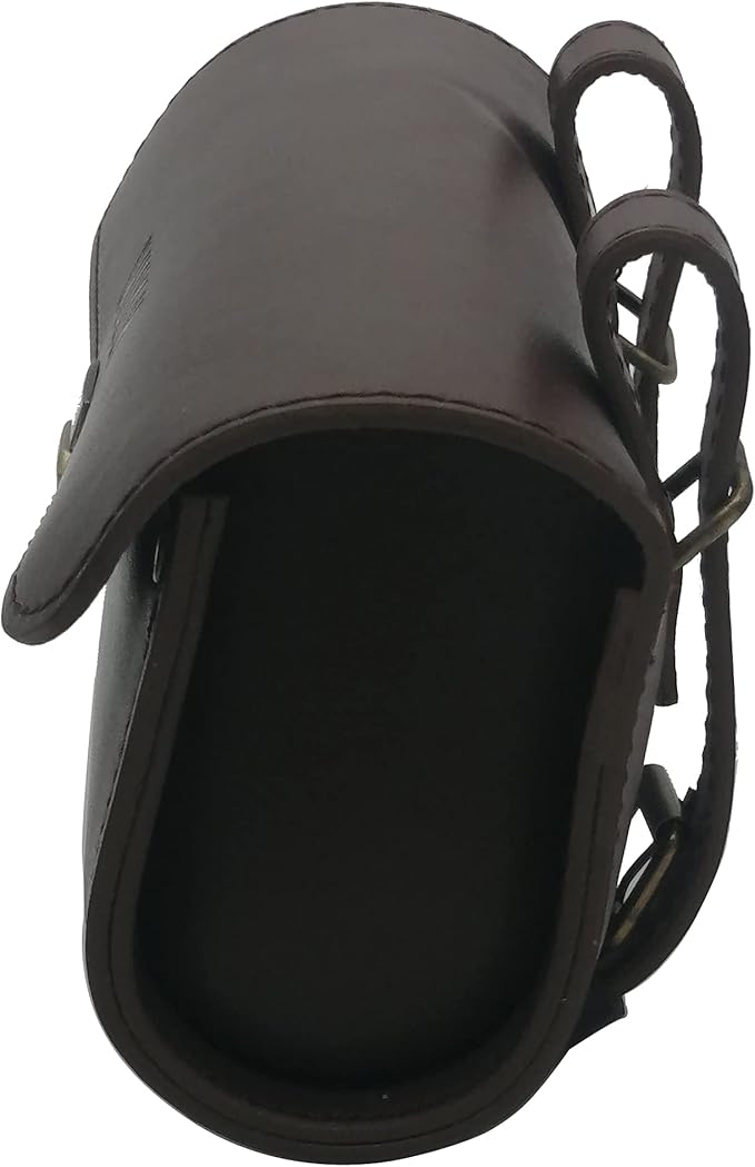 WUYAN Bike Handlebar Leather Bags Under Seat Retro Classical Mountain MTB Road Bike Leather Bag for Cell Phone， Saddle Tail Rear Pouch Seat Storage Cycling Case Carry Accessories