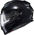 ScorpionEXO Ryzer Full Face Motorcycle Helmet with Pinlock Ready Shield with Integrated Speaker Pockets DOT ECE Approved Solid (Gloss Black - X-Large)