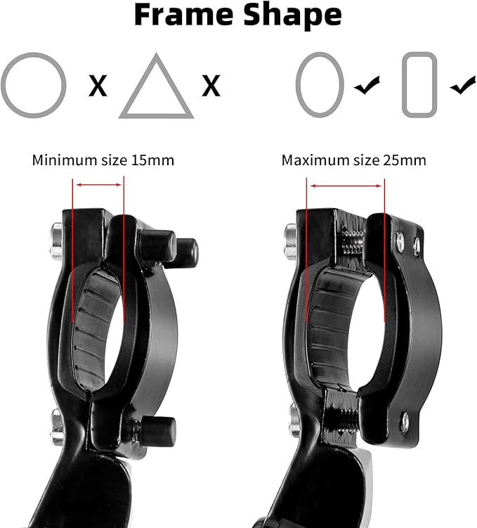 ROCKBROS Bike Kickstand Adjustable Bike Rear Mount Kickstand Bike Side Aluminium Alloy Adults Kick Stand for 22’’-28’’ Inch Mountain Road Bikes