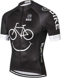 Cycling Jersey Men Full Zip Bike Shirt Racing Top Bicycle Clothing