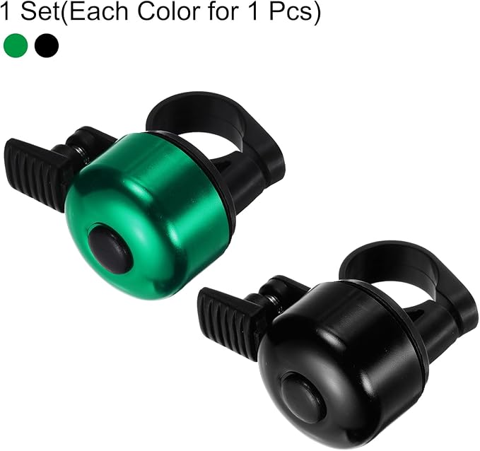 HARFINGTON Bike Bell Mini Bicycle Bell with Loud Crisp Clear Sound Bike Ring Bell Aluminum Bike Accessories