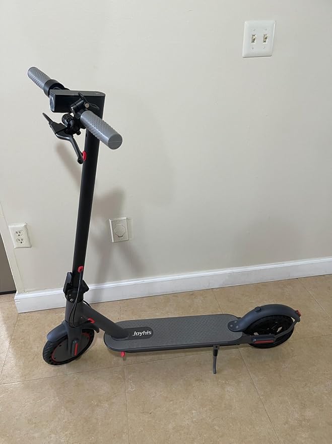 Electric Scooter for Adults - 19/22MPH & 15/22Mile Range, 8.5"/10" Solid Tires Folding Commuter E-Scooter with Dual Suspension, App Control & Dual Brake System, with Seat
