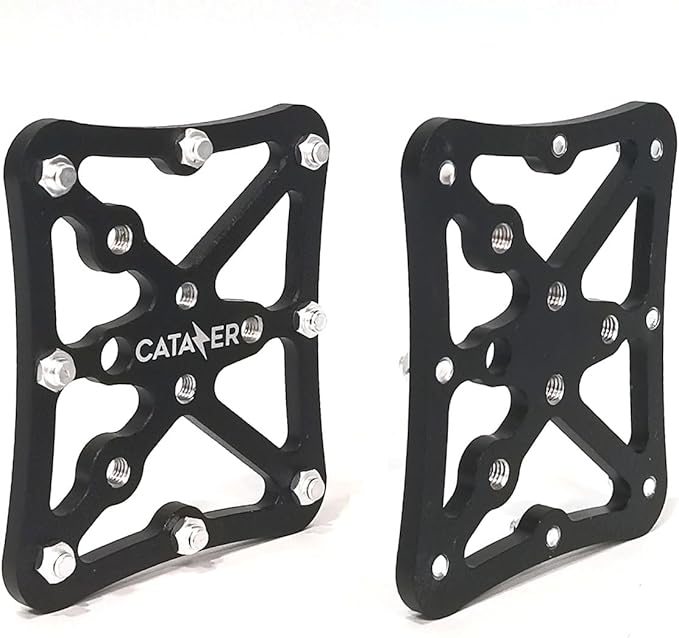Clipless Clip-in Platform Adapter Pedal for Shimano SPD Pedals Aluminum Alloy Bike Pedal Adapter