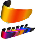 PSLER i90 Visor - HJ-33 Helmet Tinted Visor i90 Face Shield Motorcycle Helmet Visor for i90 HJ-33,Deep Gold Red