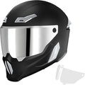Motorcycle Helmets for Adult Men Women,Full Face Motorcycle Helmet,MG666 DOT Approved Motorbike Racing Street Bike Helmets with Two Visors