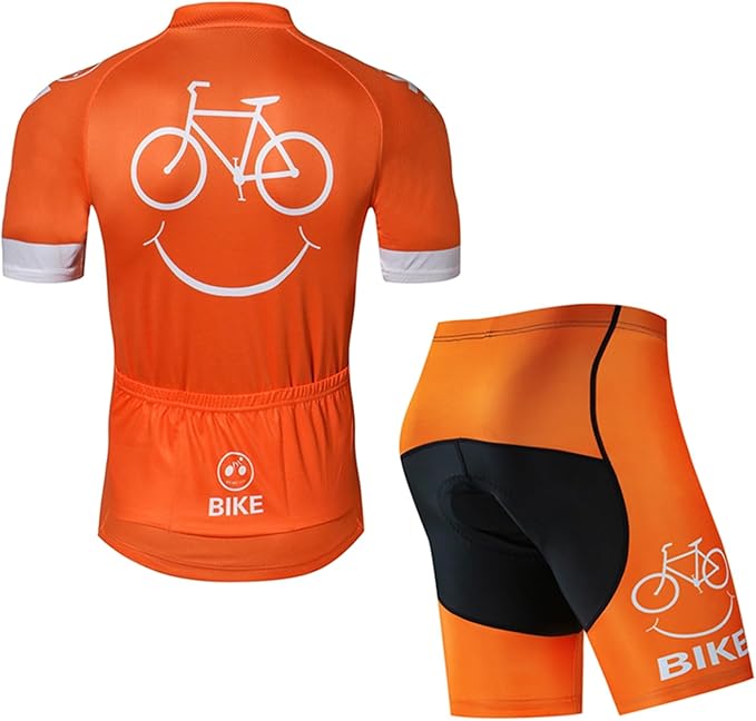 Cycling Jersey Men Full Zip Bike Shirt Racing Top Bicycle Clothing
