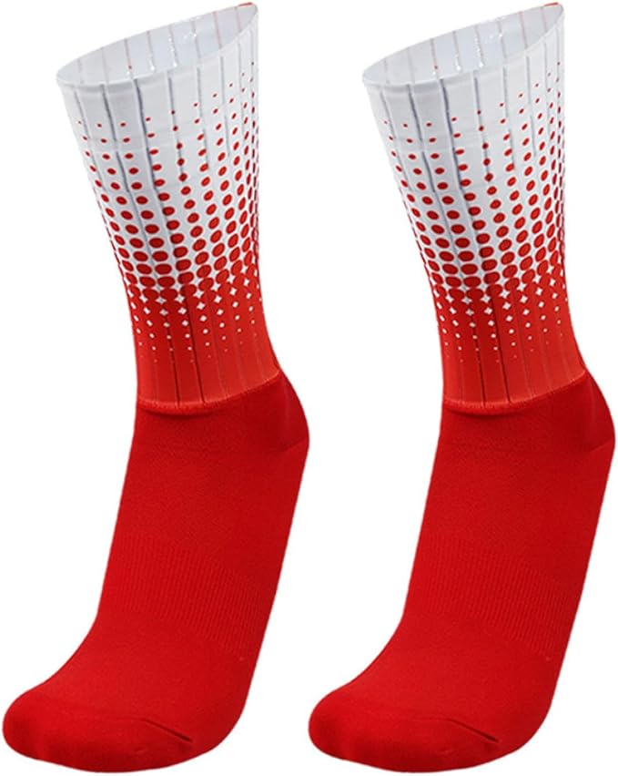 Aero Socks Silicone Non-Slip Breathable Comfortable and Durable Sports Cycling Socks one size 6-12